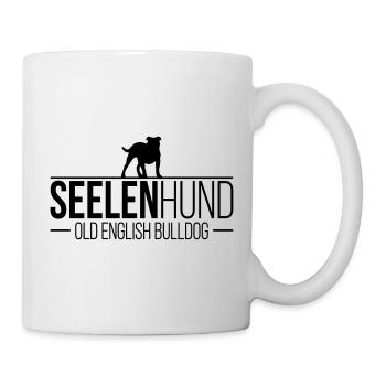 OLD ENGLISH BULLDOG Seelenhund OEB Wilsigns - Tasse - Weiß - Rechts