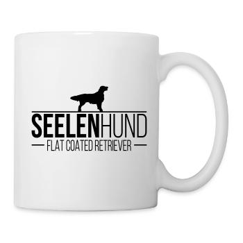 FLAT COATED RETRIEVER Seelenhund - Tasse - Weiß - Rechts