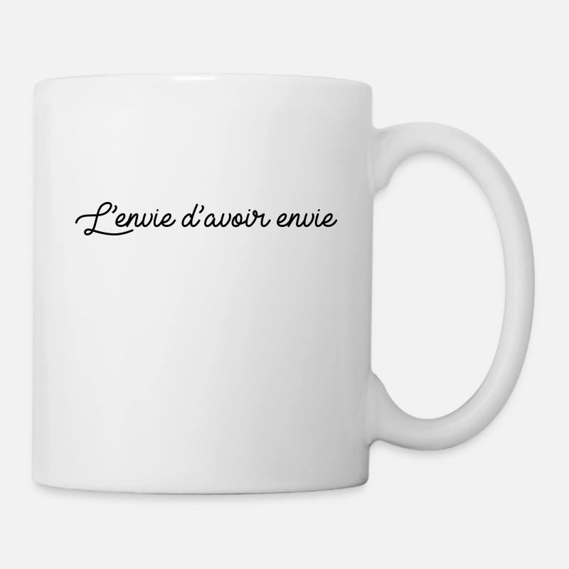L'envie d avoir envie - Mug blanc - blanc