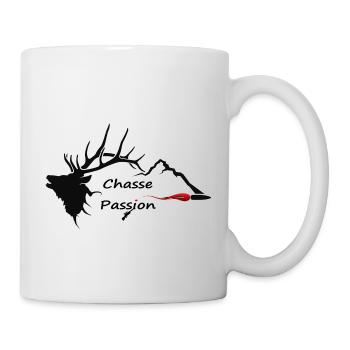chasse - Mug blanc - blanc - Droite