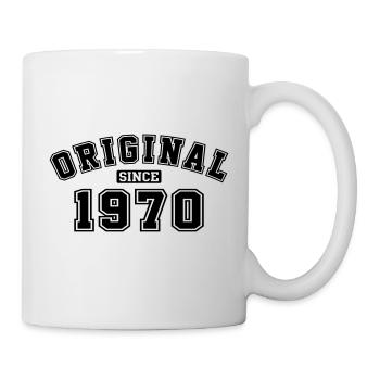 Original Since 1970 College Style - Mug - white - Right