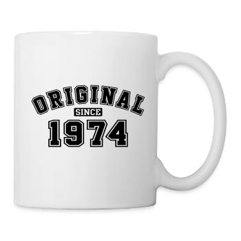 Original Since 1974 College Style - Mug - white - Right