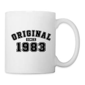 Original Since 1983 College Style - Mug - white - Right