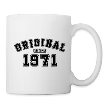 Original Since 1971 College Style - Mug - white - Right