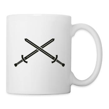 Schwerter - Tasse - Weiß - Rechts