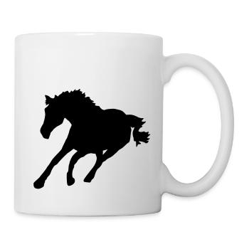 cheval - Mug blanc - blanc - Droite