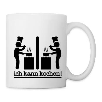 cuire à feu - Mug blanc - blanc - Droite