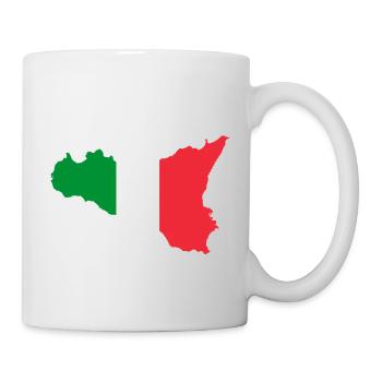 Sicile couleurs classique - Mug blanc - blanc - Droite