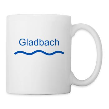 Gladbach Fluss freigestellt - Tasse - Weiß - Rechts