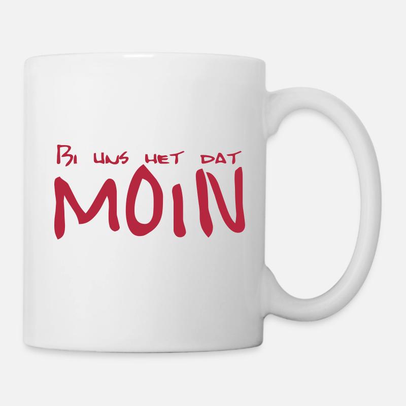 Bi uns het dat MOIN - Tasse - Weiß