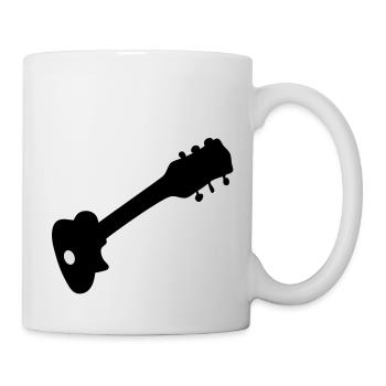 Gitarre - Tasse - Weiß - Rechts