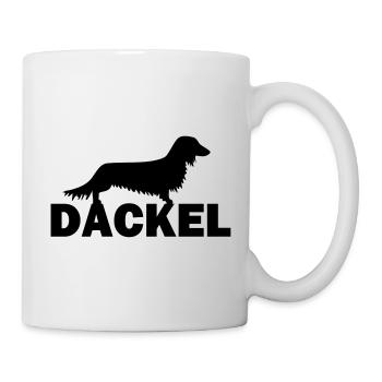 Dackel - Tasse - Weiß - Rechts