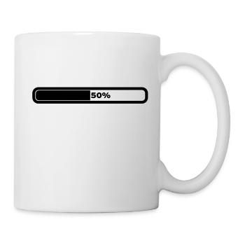 50 % Loaded - Tasse - Weiß - Rechts