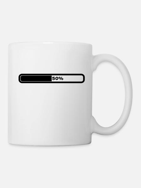 50 % Loaded - Tasse - Weiß