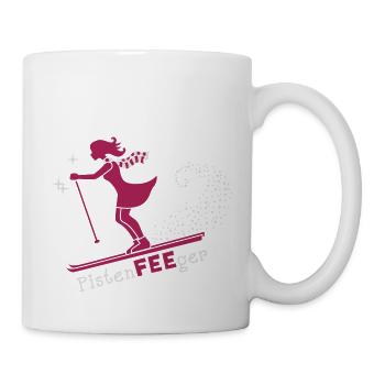 Ski FEE-ger - Mug - white - Right