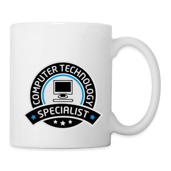 computer technology specialist - Mug - white - Right