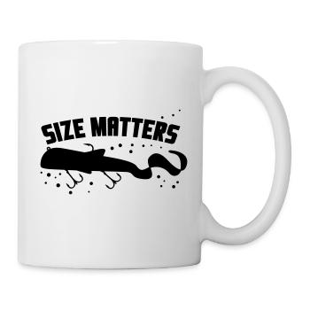 Size Matters - Tasse - Weiß - Rechts