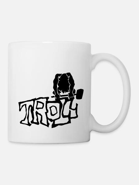 Troll - Tasse - Weiß