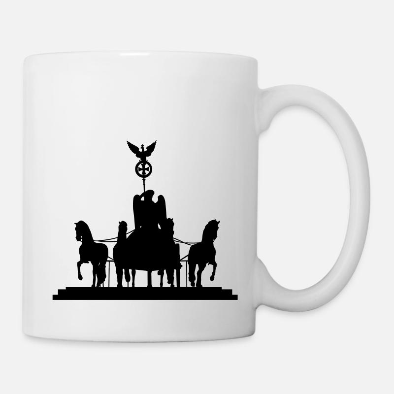 Quadriga vom Brandenburger Tor - Tasse - Weiß