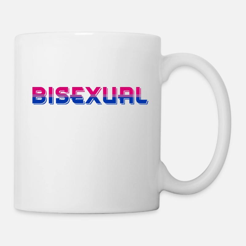BISEXUEL | Drapeau | LGBT - Mug blanc - blanc
