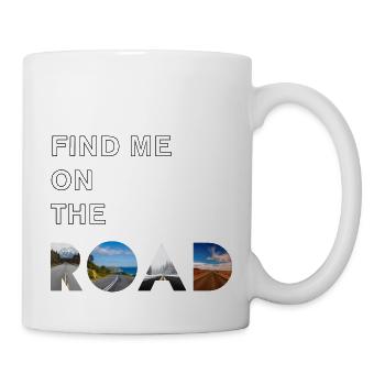 FIND ME ON THE ROAD - Mug - white - Right