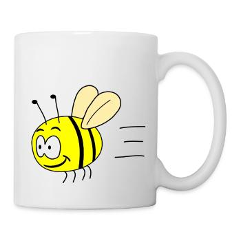 Bourdon drôle - Mug blanc - blanc - Droite