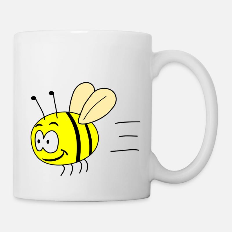 Lustige Hummel - Tasse - Weiß