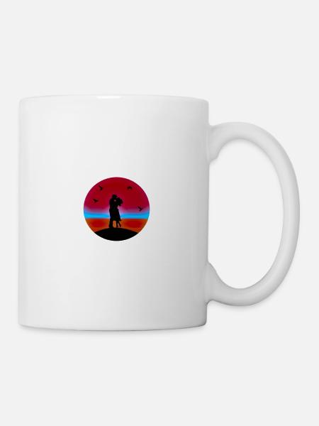 Couple amoureux - Mug blanc - blanc