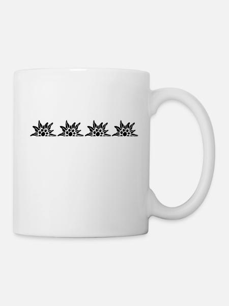 edelweiss - Tasse - Weiß