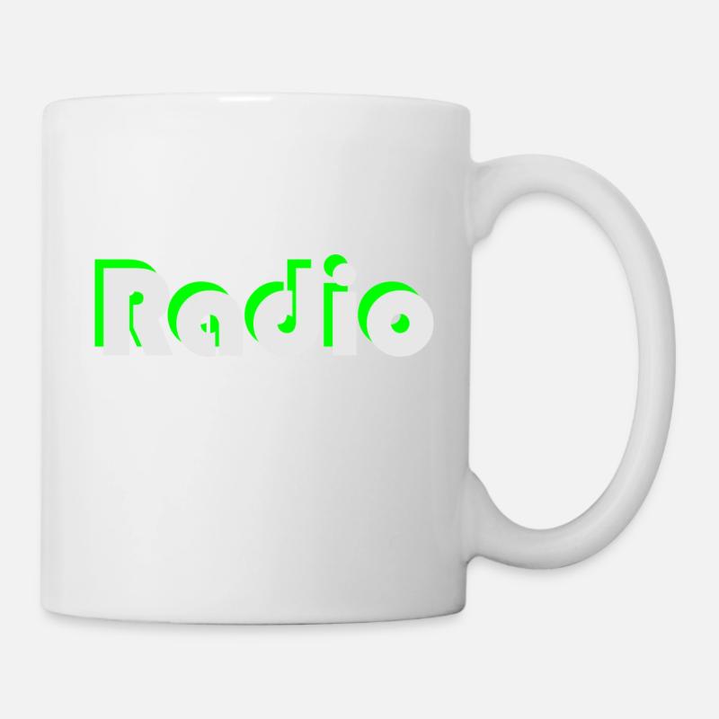 Radio - Mug blanc - blanc