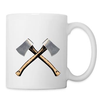 hache - Mug blanc - blanc - Droite