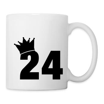 24_krone_f1 - Tasse - Weiß - Rechts