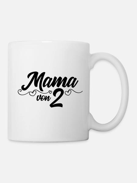 Maman de Deux - Gémeaux - Mug blanc - blanc