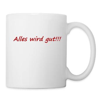 Everything will be good,positive,cheerful,good mood, - Mug - white - Right