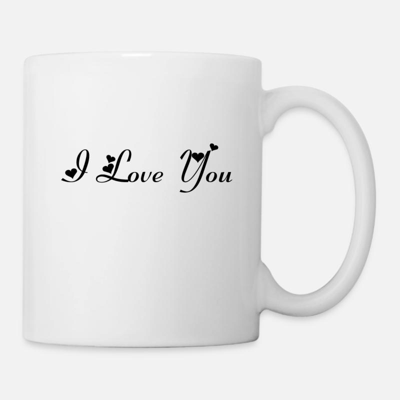 i love you 2 - Mug - white