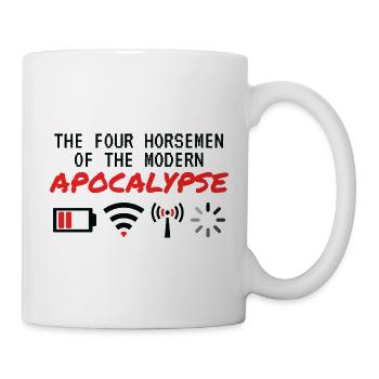The Four Horsemen Of The Modern Apocalypse - Tasse - Weiß - Rechts