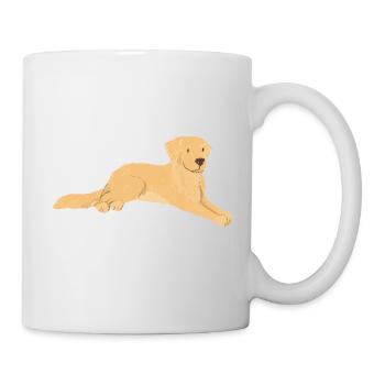 Golden Retriever - Mug blanc - blanc - Droite