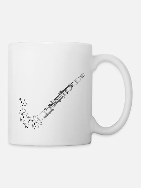 Clarinette - Mug blanc - blanc