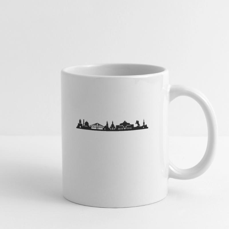 Dresden skyline long Mug