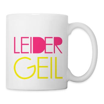 Leider Geil - Tasse - Weiß - Rechts