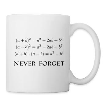 Binomial formulas - Mug - white - Right