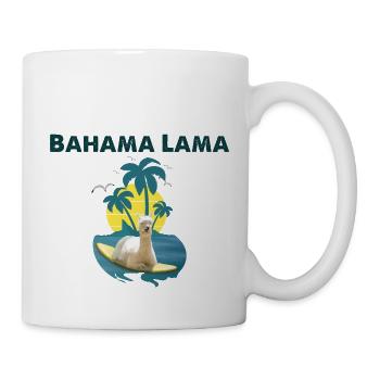 Bahama Lama - Tasse - Weiß - Rechts