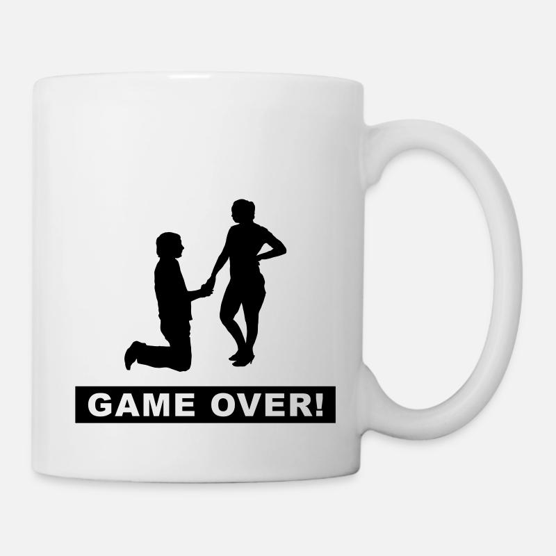 bachelor bachelorette - Tasse - Weiß