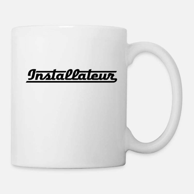 installateur - Tasse - Weiß
