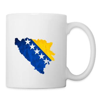 Drapeau bosniaque - Mug blanc - blanc - Droite