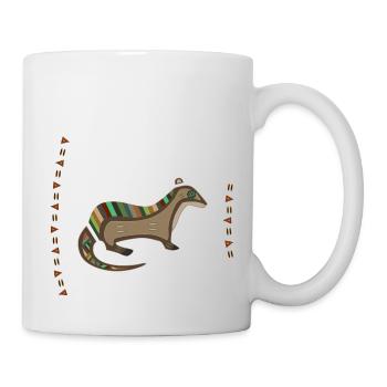 Otter - Tasse - Weiß - Rechts