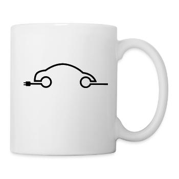 Electric Car Future - Mug - white - Right