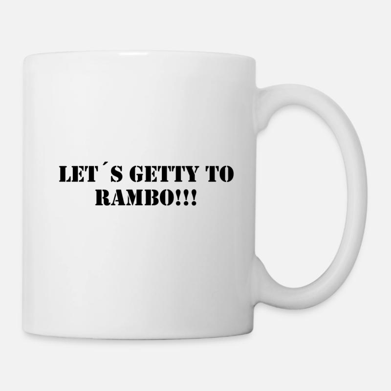 Soyons à Rambo - Mug blanc - blanc