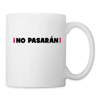 No Pasaran - Ils ne passeront pas ! - Mug blanc - blanc - Droite