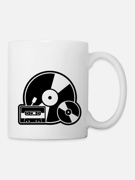 Retro Music - Mug - white